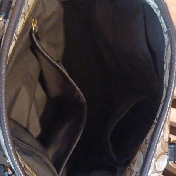 Coach Signature Brown Tote Bag - Picture 7 of 13